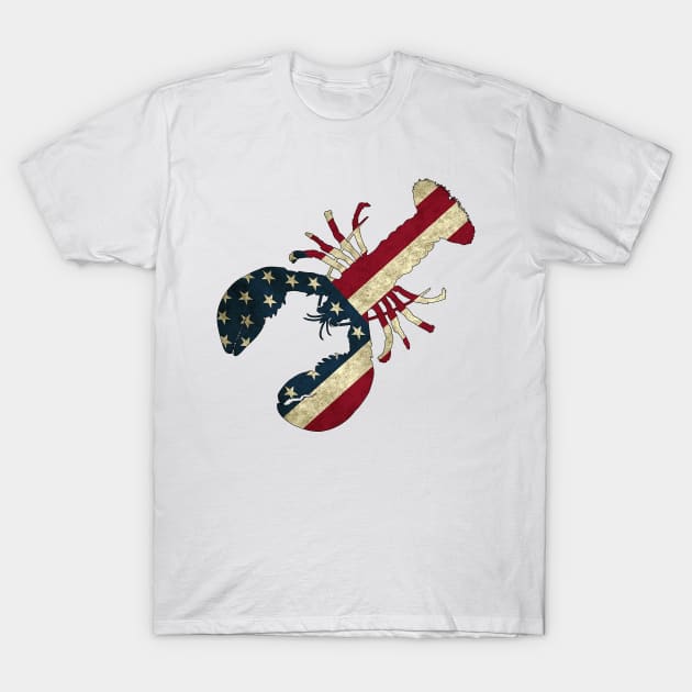 Lobster Flag T-Shirt by Hook Ink